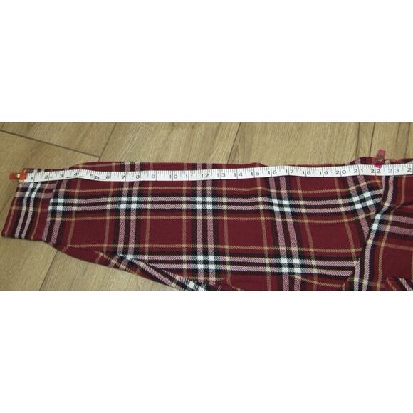 Vintage Sears Red Plaid Flannel Lightweight Button Shirt Large 16-16 1/2 - Picture 12 of 14